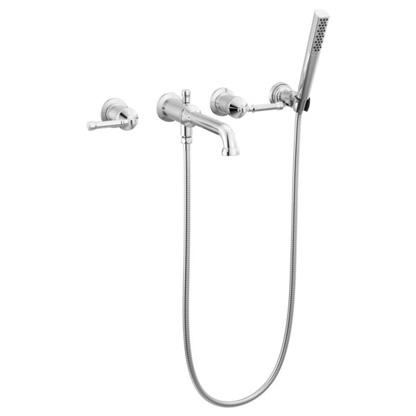 Delta Wall Mount Tub Filler With Hand Shower