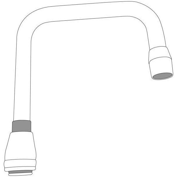 S0001 M-Dura Commercial Spout Chrome | The Granite Group