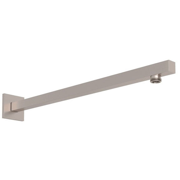 The Granite Group 1410/16STN 173/16" Modern Square Wall Mount Shower Arm Satin Nickel