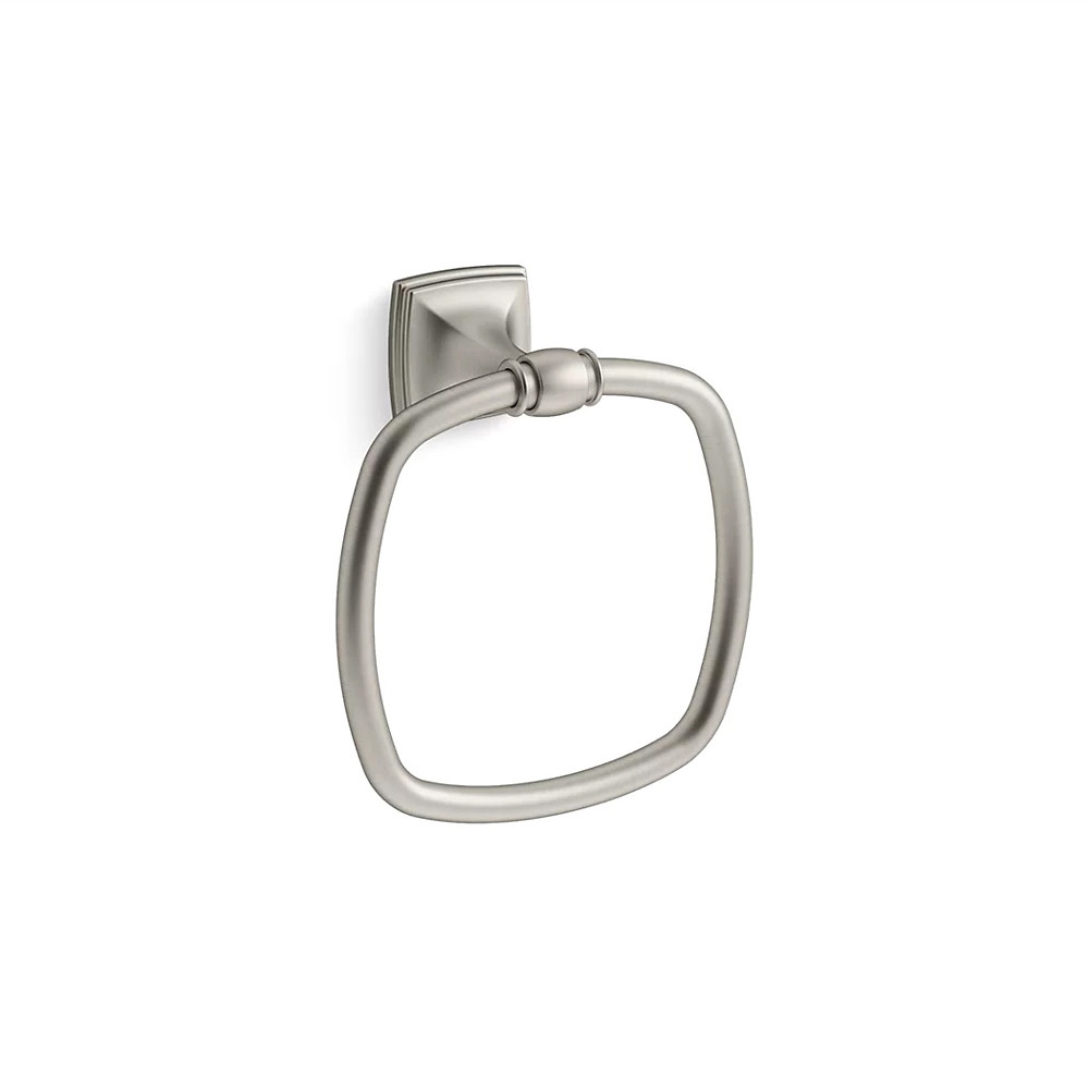 The Granite Group 26541BN Kohler Grand Towel Ring Vibrant Brushed Nickel