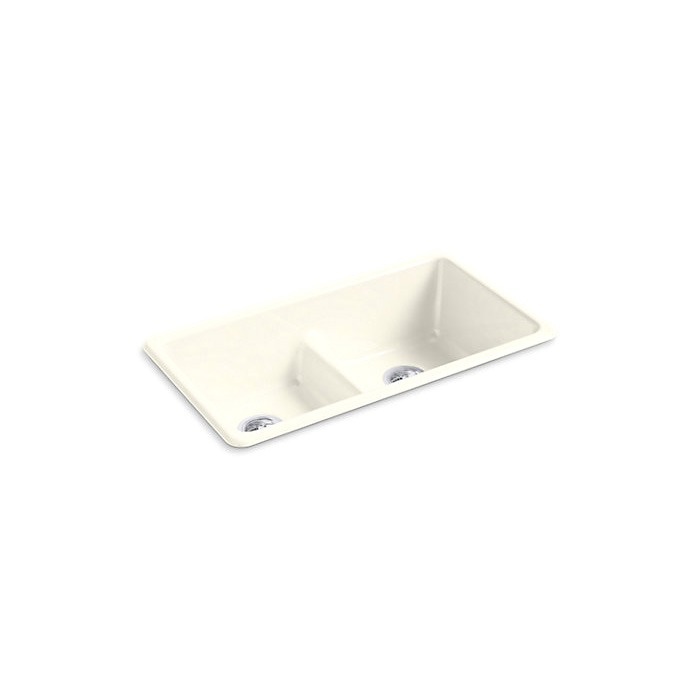 The granite group 5312 96 kohler iron tones 33 dual mount double