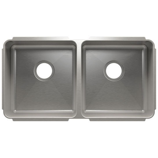 The Granite Group 30"X16"X8" SS 16Ga Undermount Sink Double