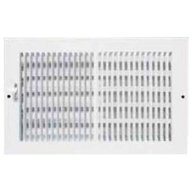 Metal-Fab MFSCR104W2 Ceiling Register Vent 10 X 4 White 2-way for sale online 