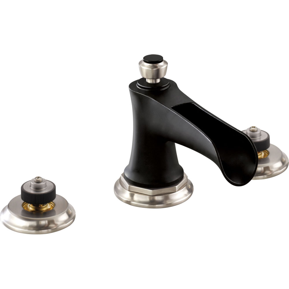 The Granite Group | 65361LF-NKBLLHP Rook Widespread Lavatory Faucet ...