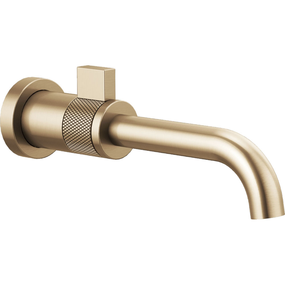 The Granite Group T65735LFGL Litze Wall Mount Lavatory Faucet Luxe Gold