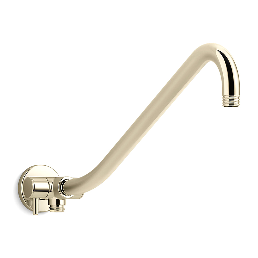 76337-AF Kohler Gooseneck Rainhead Shower Arm With Two-Way Diverter And ...