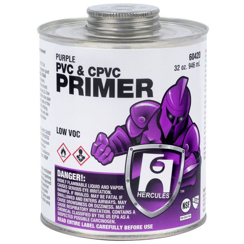 60420 Hercules Purple CPVC/PVC Primer 1 Quart The Granite Group