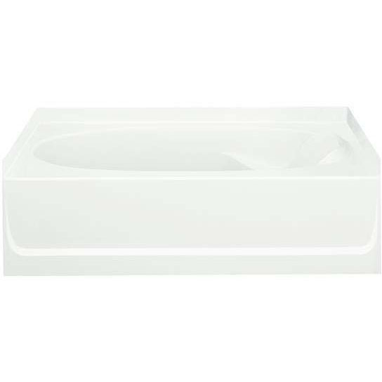 711011100 Sterling Ensemble 60" X 36" LeftHand Tub White The